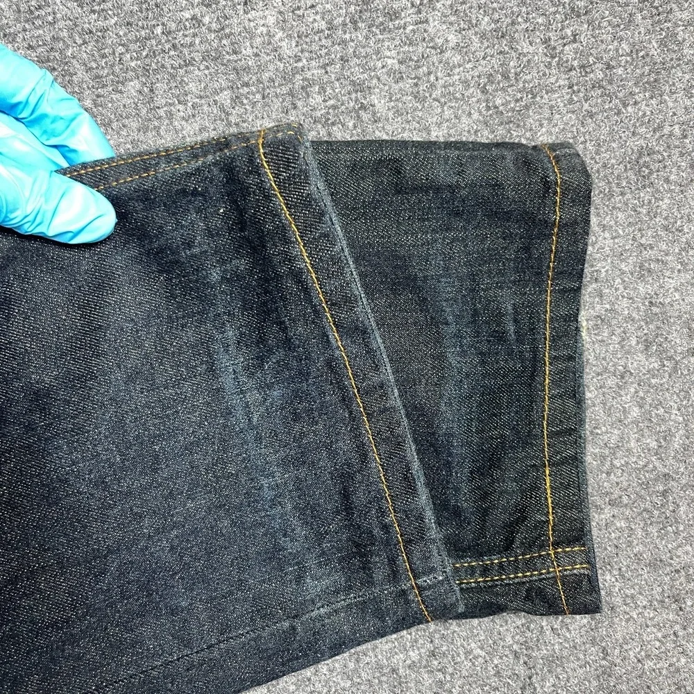 Levis 541 Jeans Blue Dark Wash Tapered Fit Denim Pants Stretch Mens Size 38x32